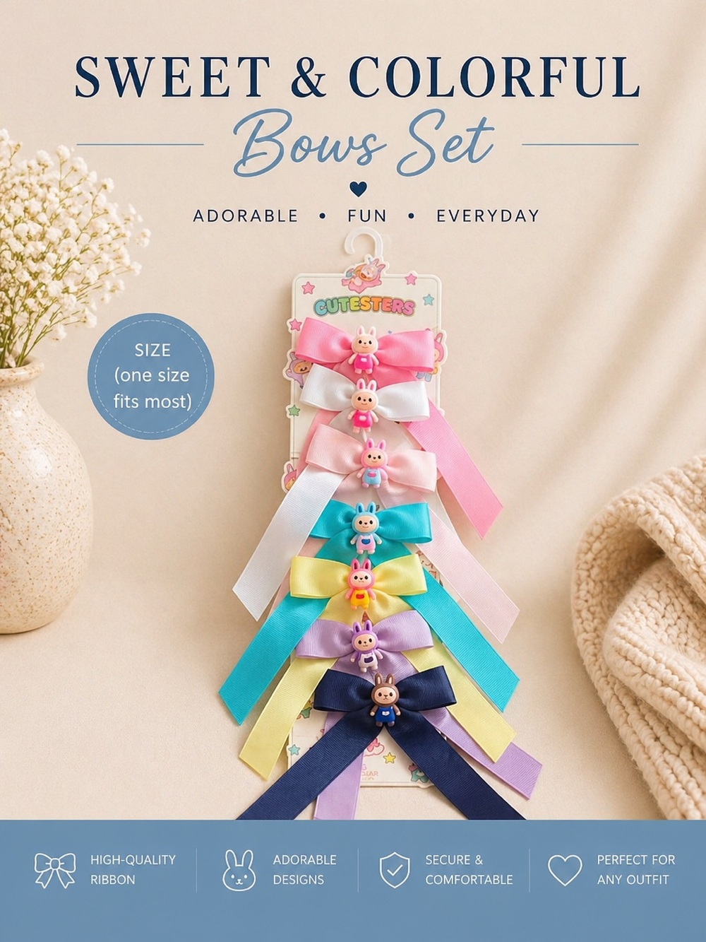 Bows Set - Multicolor